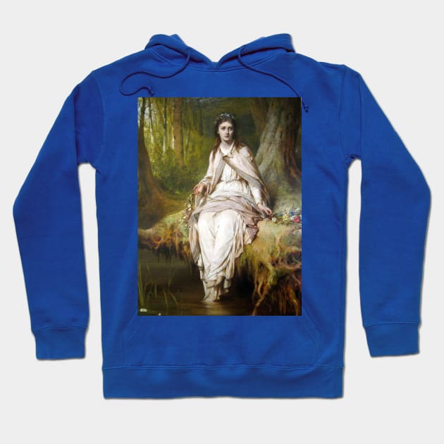 Ophelia - Thomas Francis Dicksee Hoodie by forgottenbeauty